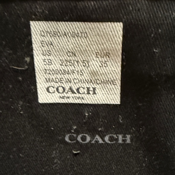 Coach Black Tall Boots - Picture 5 of 6